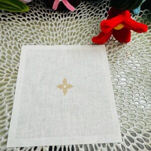 Louis Vuitton beverage lined Napkin
